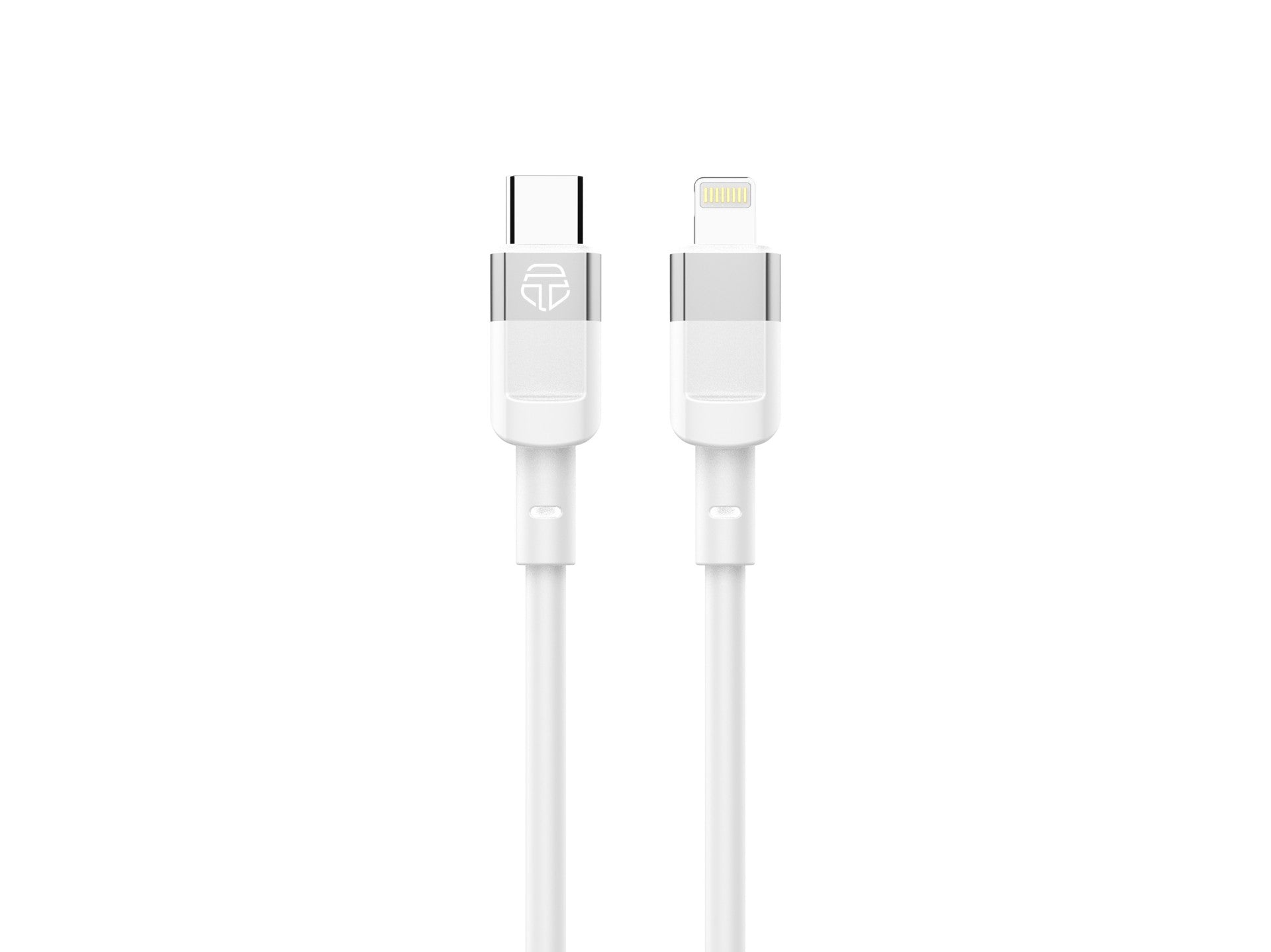 Techancy Cabo De Dados Pd 30w Branco 1m TB1792, Usb C-Ipx/11/12-14 Suporta Carregamento Rápido, Transferência De Dados